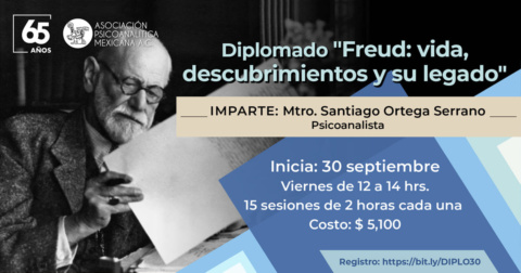 Diplomado “Freud: vida, descubrimientos y su legado”