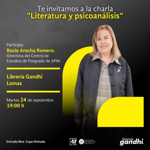 Charla “Literatura y psicoanálisis”